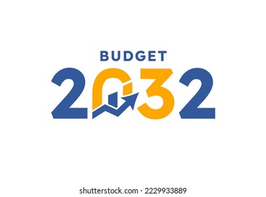 Budget 2032 logo design, 2032 budget banner design templates vector svg