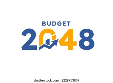 Budget 2048 logo design, 2048 budget banner design templates vector