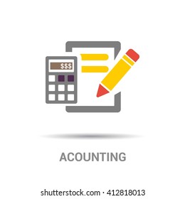 Budget, Accounting Vector Icons Set