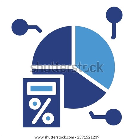 Budget Allocation Icon Element For Design