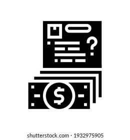 Billigungssymbolvektorgrafik für das Budget. Billigungszeichen. isoliertes Kontursymbol