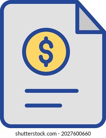Budget file Isolated Vector icon which can easily modify or edit

