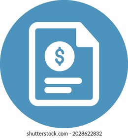 Budget file Isolated Vector icon which can easily modify or edit

