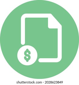 Budget file Isolated Vector icon which can easily modify or edit

