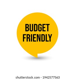 Budget friendly products icon design vector