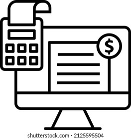 BUDGET ICON , COMMERCIAL ICON VECTOR