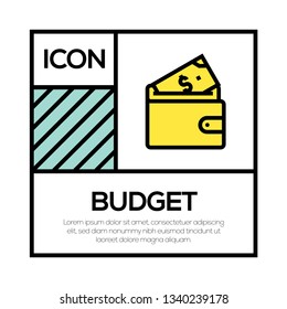 BUDGET ICON CONCEPT