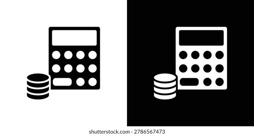 Budget icon design simple and modern concept templates