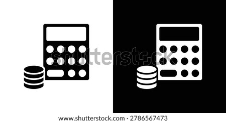 Budget icon design simple and modern concept templates