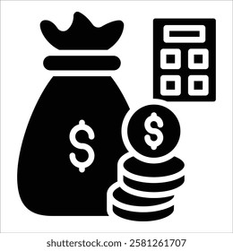 Budget Icon Element For Design