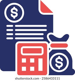 Budget Icon Element For Design