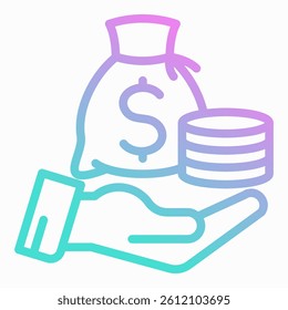 Budget Icon Element For Design