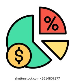 Budget Icon Element For Design