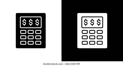 Icono de presupuesto de un Vector de estilo plano