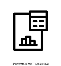 budget icon or logo isolated sign symbol vector illustration - high quality black style vector icons
