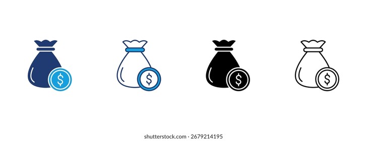 Budget Icon Set Multiple Style Collection