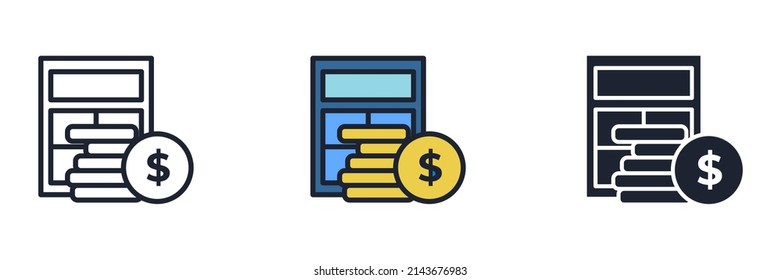 Budget Icon Symbol Template For Graphic And Web Design Collection Logo Vector Illustration