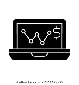 Vector de icono de presupuesto. signo de ilustración de contabilidad. Símbolo de contabilidad o logotipo.