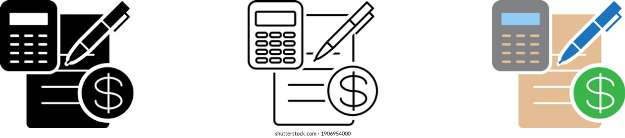 Budget icon , vector illustration