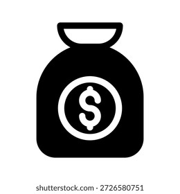 Illustration zum Entwurf eines Vektorsymbols für das Budget