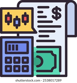 budget pictogram vector icon illustration icon