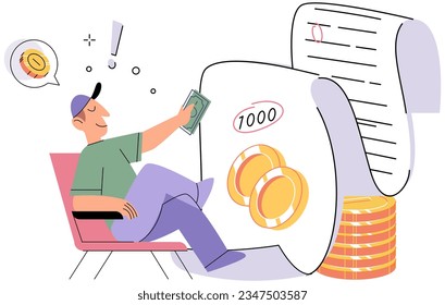 Concepto del plan presupuestario. Evalúa ingresos y gastos, analiza inversiones y ahorros. Alfabetización financiera y economía, contabilidad. Planificación y distribución de dinero. Informe de ingresos y gastos