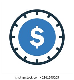 Budget plan, invest, investment icon. Simple editable vector graphics.