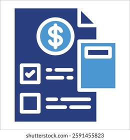 Budget Planning Icon Element For Design