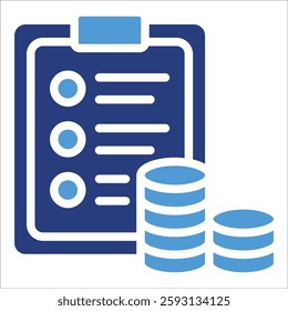 Budget Planning Icon Element For Design