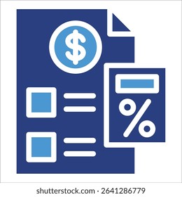 Budget Planning Icon Element For Design