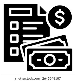 Budget Planning Icon Element For Design