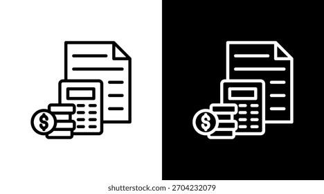 Budgetplanung mit Symbolsatz
