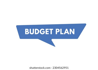 Budget planning text Button. Budget planning Sign Icon Label Sticker Web Buttons
