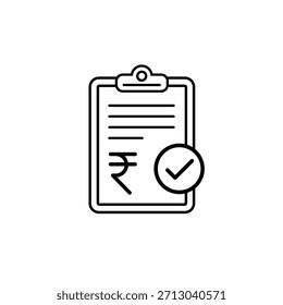 Budget Planning Vector Icon for Finance, Savings, Strategy, Tracking, and Management