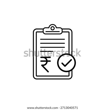 Budget Planning Vector Icon for Finance, Savings, Strategy, Tracking, and Management