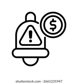 Vektorgrafik der Budgetrettungssymbolzeile