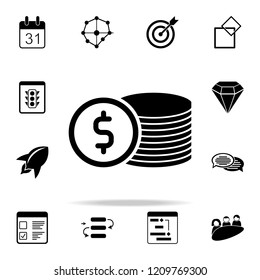 budget sign icon. Software development icons universal set for web and mobile