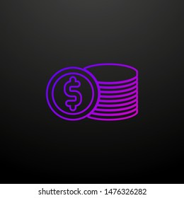 Budget sign nolan icon. Elements of software development set. Simple icon for websites, web design, mobile app, info graphics
