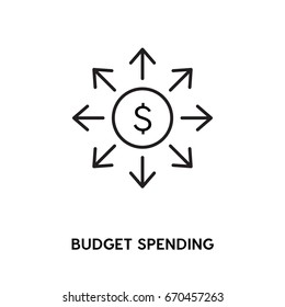 Budget Spending Vector Icon