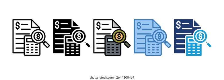 Elemento De Ícone Do Controlador De Orçamento Para Design