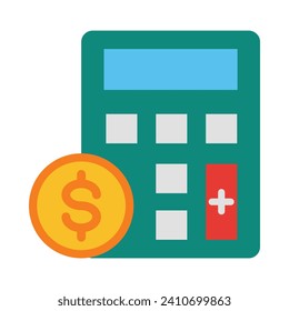 Budget Vector Flat Icon For Personal And Commercial Use.
