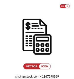 Budget vector icon