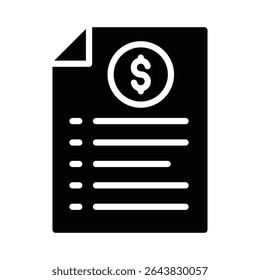 Icono de Vector de presupuesto que puede modificar o editar fácilmente
