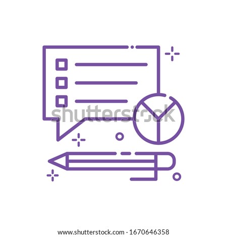 Budget Vector illustration. Shopping and E-commerce Outline icon. EPS 10 File