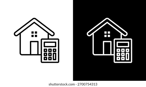 Diseño de conjunto de iconos blancos de presupuesto