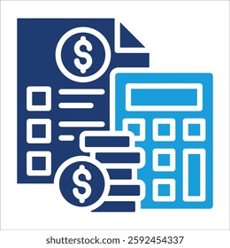 Budgeting Icon Element For Design