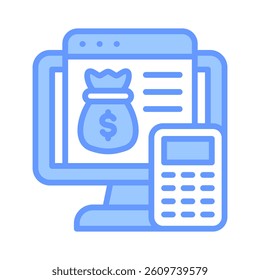 Budgeting Icon Element for Design