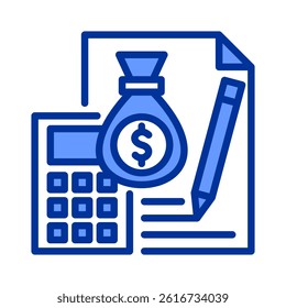 Budgeting Icon Element For Design