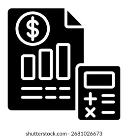 Budgeting Icon Element For Design