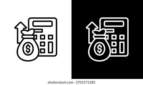 Budgeting With Icon Set Design